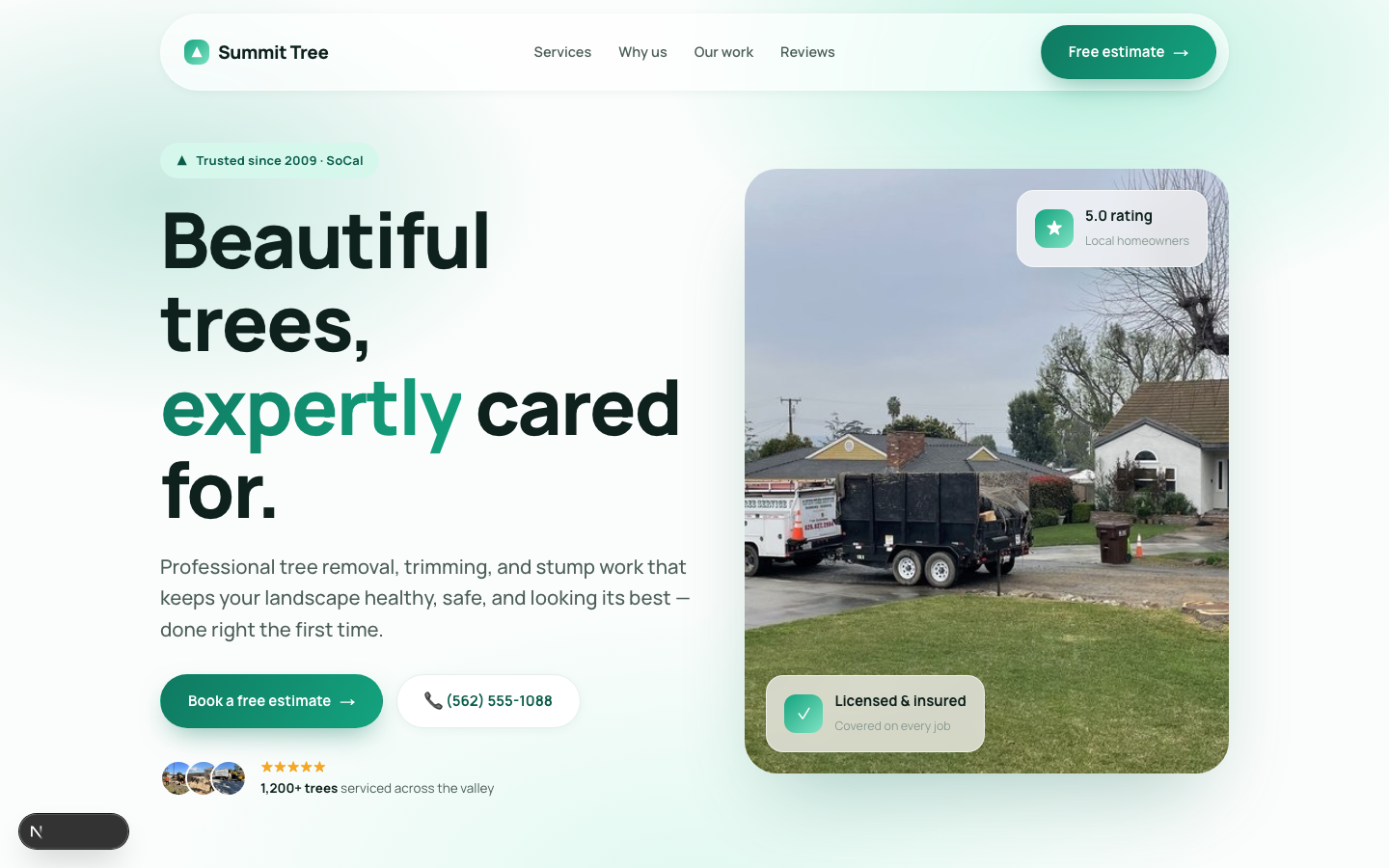 Clean Modern website design